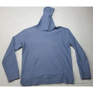 Outdoor Voices Hoodie Mens XL Blue Stretch Super Soft CloudKnit Kangaroo Pocket